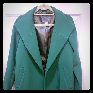 J. Crew kelly green wool coat